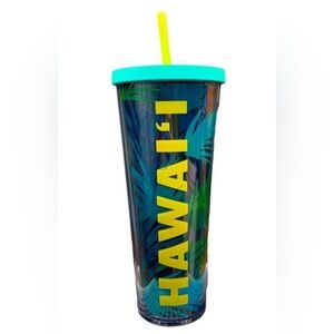Starbucks Hawaiian Tropical Tumbler with Straw - New no box - never used